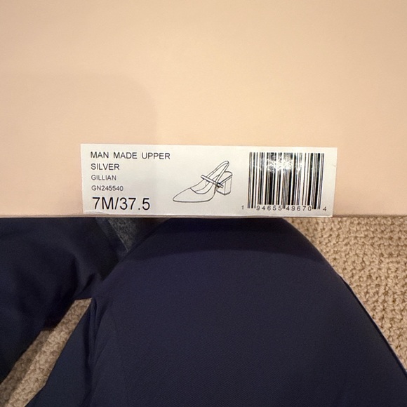 Silver Slingback Heels - Picture 7 of 8